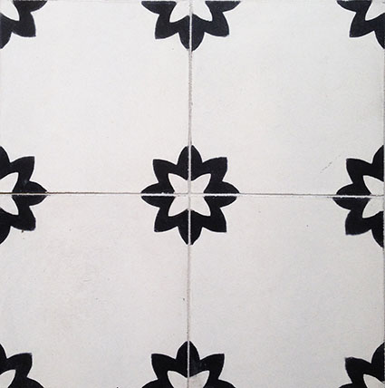 Magdalena B&W Encaustic Cement Tiles 20cm*20cm*1.5cm
